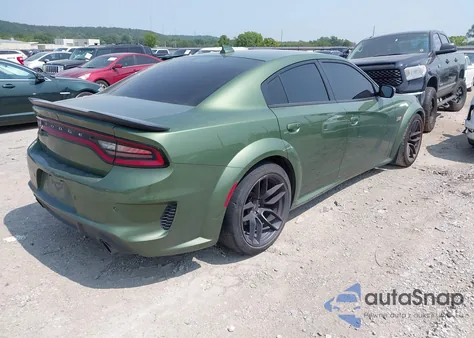 2020 Dodge Charger Scat Pack Widebody Rwd из США, поврежденный, VIN 2C3CDXGJ7LH222063